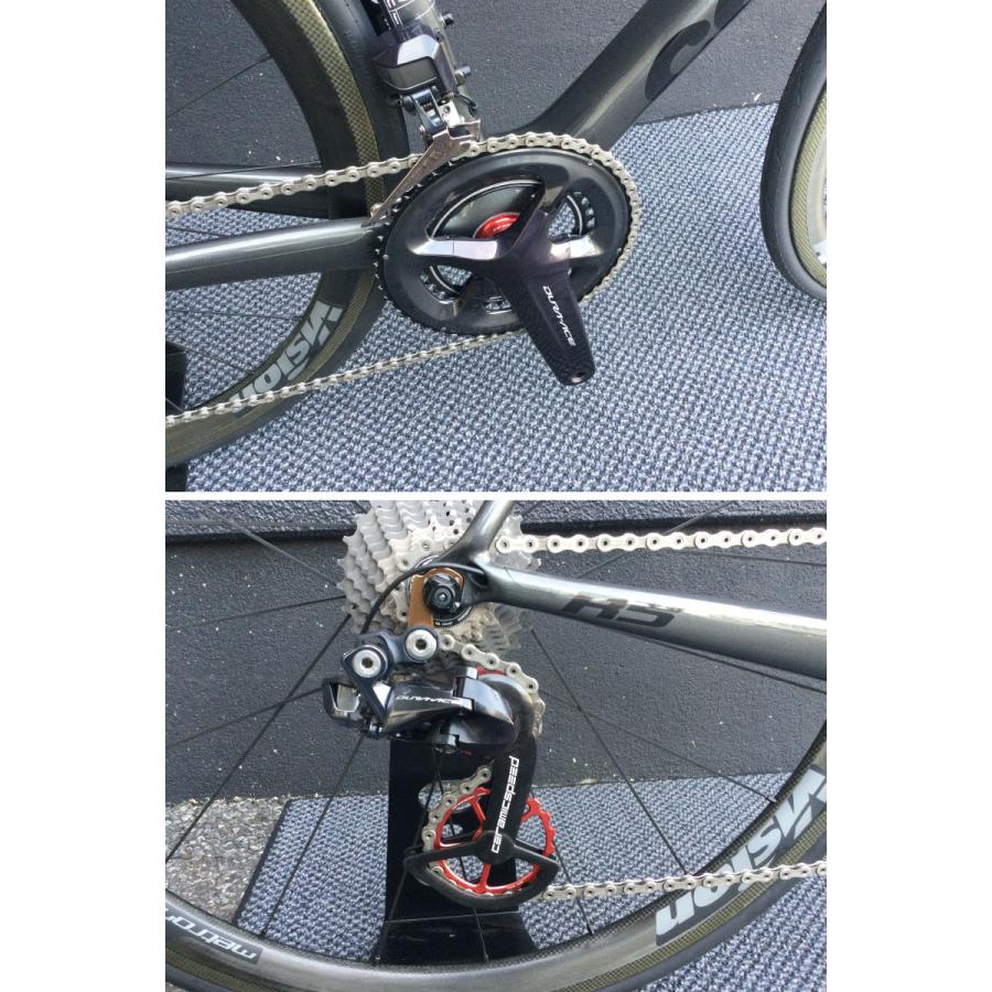 (SALE)CERVELO サーベロ R5 グレー/レッド 540mm DURA-ACE DI2(R9150) 2×11S びーくるオリジナル仕様 ロードレーサーの画像