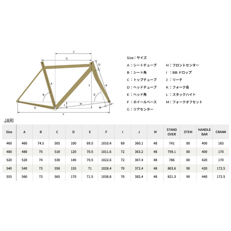 (特典付き!)2026 FUJI フジ JARI 1.3 GRX ジャリ1.3GRX ブラウンクローム 12SP アドベンチャーロード_2