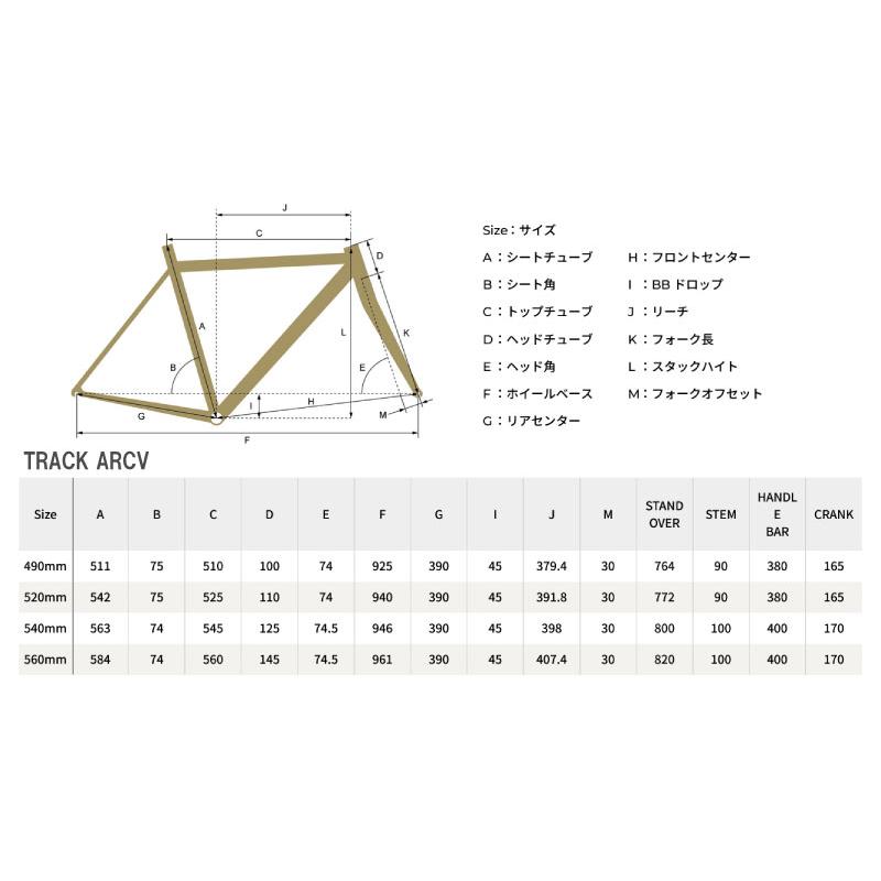フジ（Fuji） 2026 FUJI TRACK ARCV トラックアーカイブ オーバー