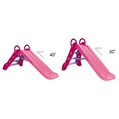 ヤトミ （大）Grow'n up 折りたたみロングすべり台 ピンク ヤトミ