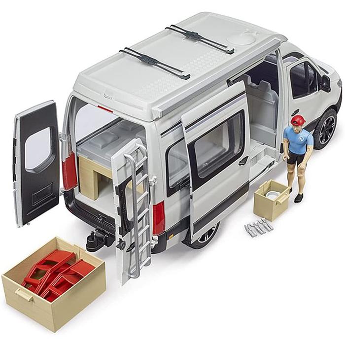 02672　MB キャンピングカー （フィギュア付き）　ブルーダー・bruder  メルセデスベンツ_4
