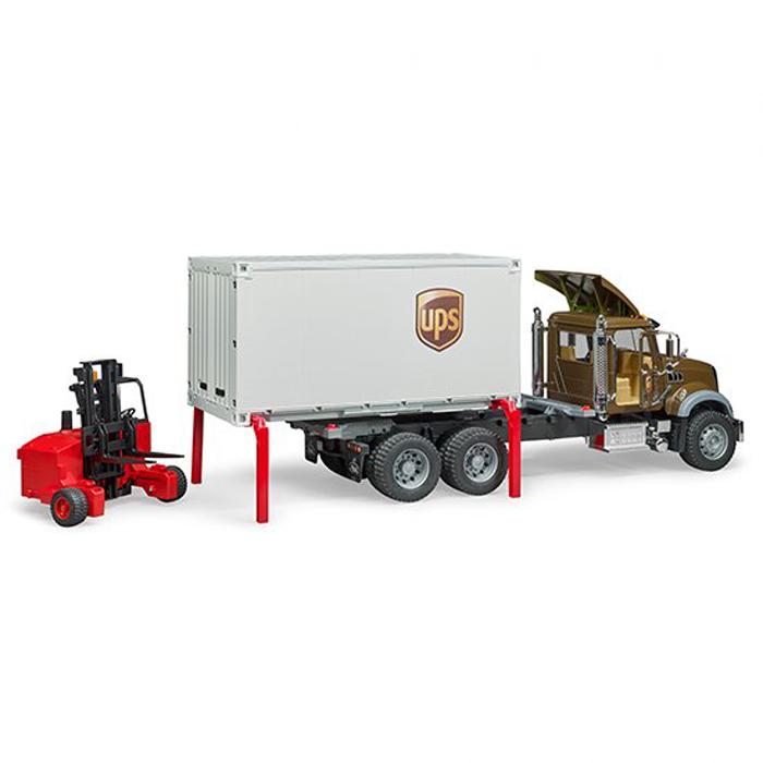 02828　MACK UPS & フォークリフト　bruder・ブルーダー_4