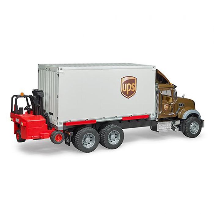 02828　MACK UPS & フォークリフト　bruder・ブルーダー_5