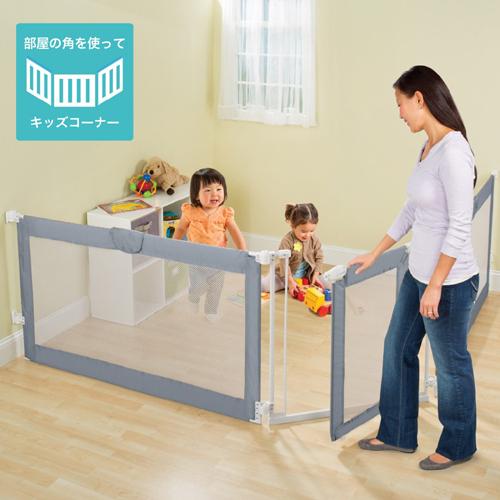 nihonikuji（日本育児） スーパーワイドゲイト グレー ベビーゲート