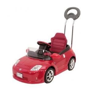 エーキッズ フェアレディZ Z33 ペダルカー レッド 押し手付き