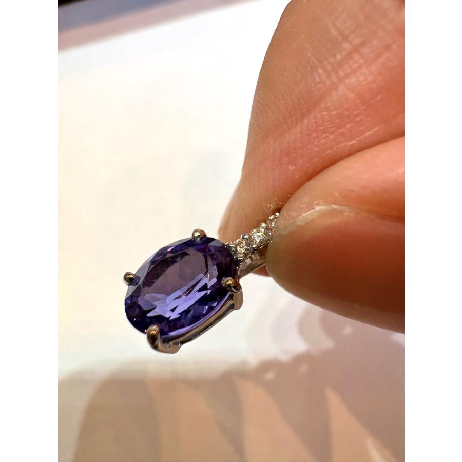 ☆タンザナイト☆ペンダントヘッド★Pt900 1.0g タンザナイト2.49ctダイヤ0.06ct