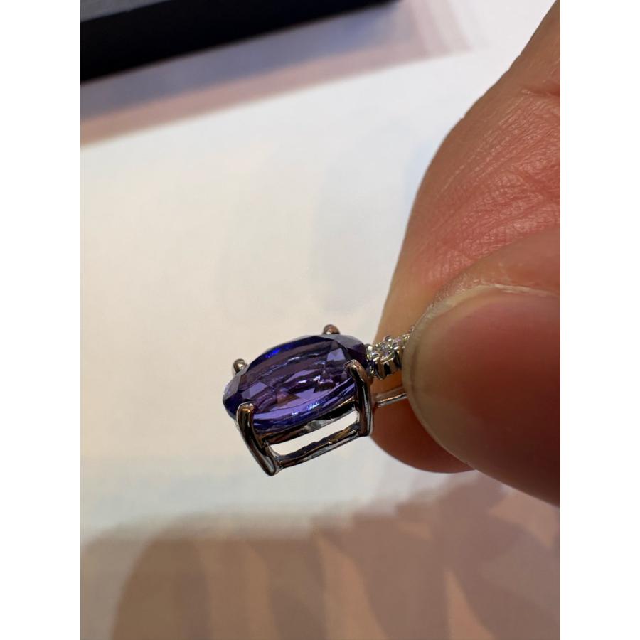 ☆タンザナイト☆ペンダントヘッド★Pt900 1.0g タンザナイト2.49ctダイヤ0.06ct