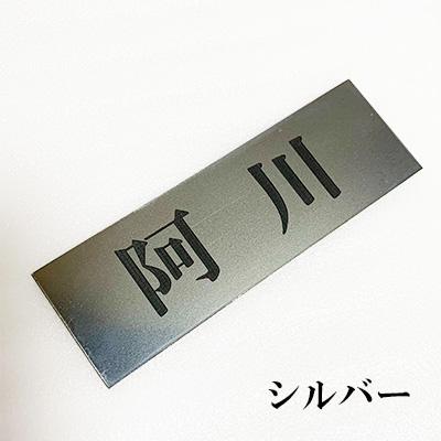 ミニ表札 ステンレス調 小さな3cm正方形 戸建て マンション ポスト 目立たない 1000円 インターホン ペットキャリーケース 名札 |  | 05