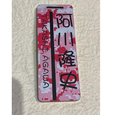 ゴルフ ネームプレート タグ 作成 刻印 当店限定カラー 名札 ベルト付