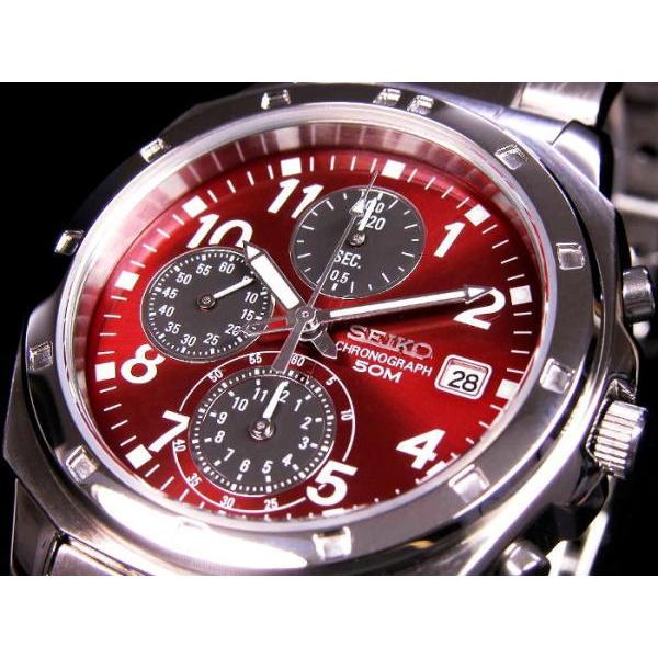SEIKO クロノグラフ 赤文字盤 691525 SEIKO クロノグラフ 赤文字盤 691525 - メルカリ