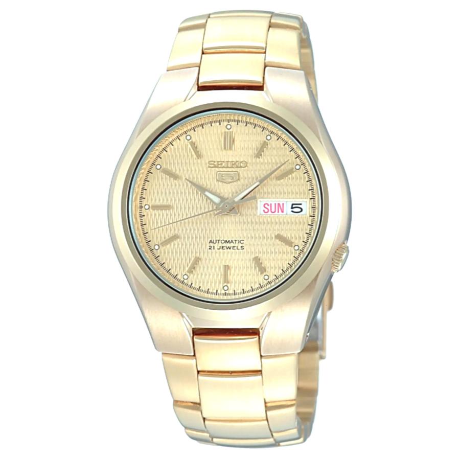 SEIKO5 メンズ腕時計 AUTOMATIC 自動巻き ゴールドコンビ SEIKO 5