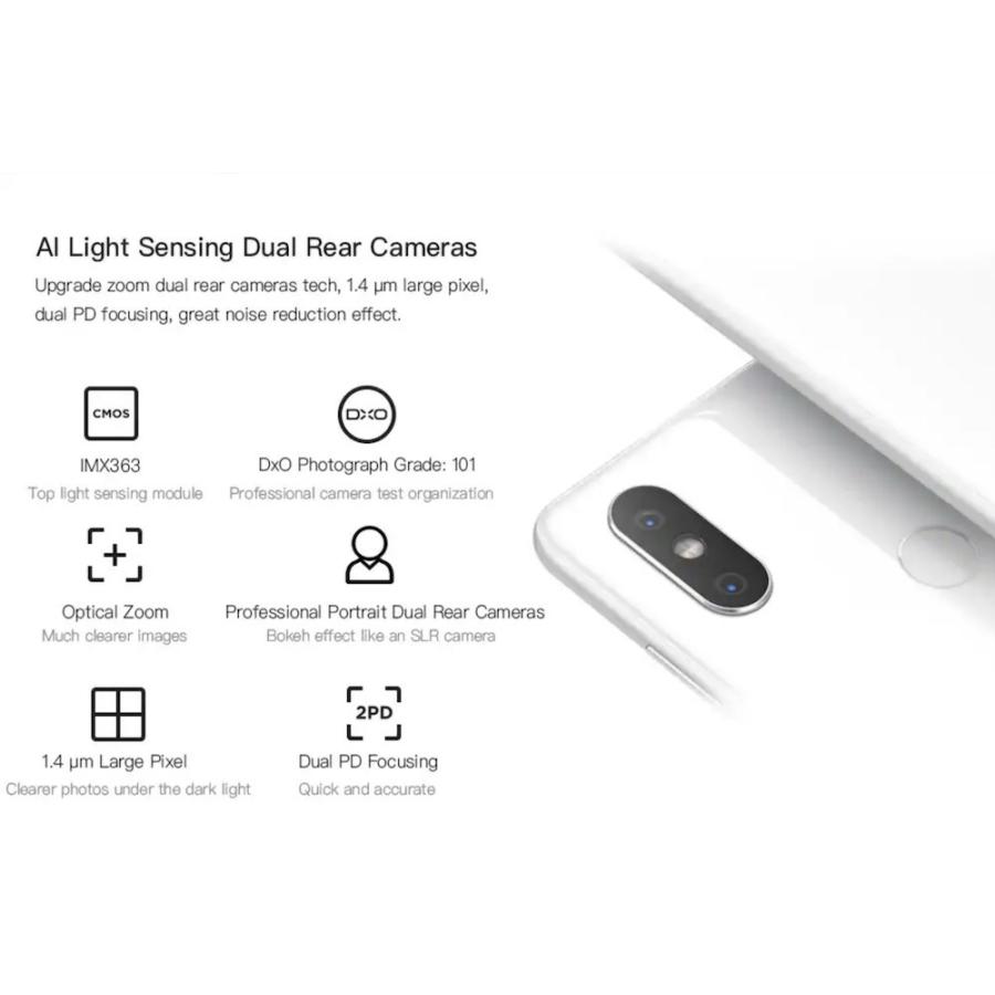 国内発送新品 Xiaomi Mi MIX 2S Global Version RAM 6GB / ROM 64GB  