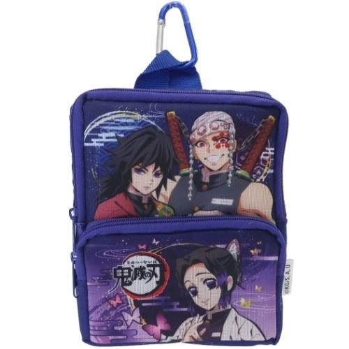 スクエア ポーチ カラビナ付き ミニリュック 2 C柄 胡蝶しのぶ 冨岡