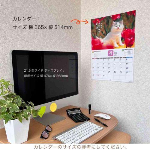 壁掛けカレンダー2024年 2024 Calendar だってネコだもの。 ねこ スケジュール アクティブコーポレーション｜velkommen｜03