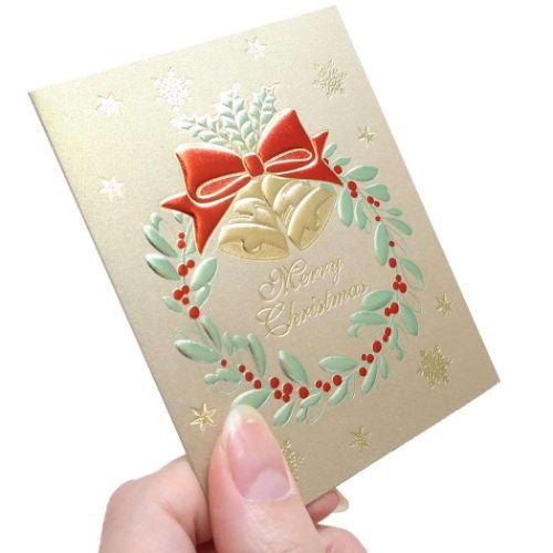 ミニグリーティングカード クリスマスイタリアミニカード CHRISTMAS