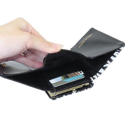 レディース財布 口金財布 ハローキティ サンリオ 日焼けキティ ゼブラ