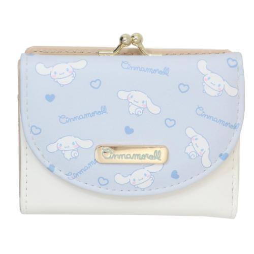 ミニウォレット 口金財布 三つ折り サンリオ シナモロール アルディ