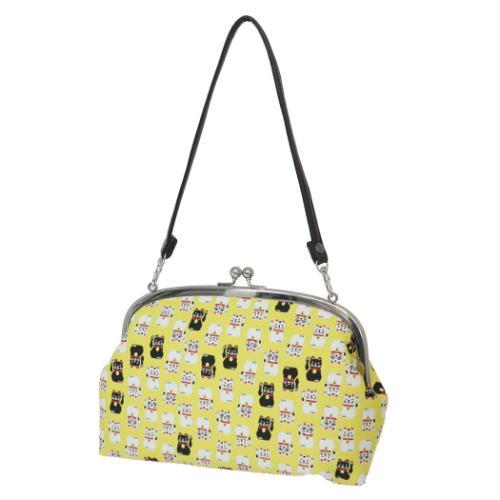 ミンゲイオリテモチガマ 民芸手持ちがま ミニバッグ マネキネコ アミナ  