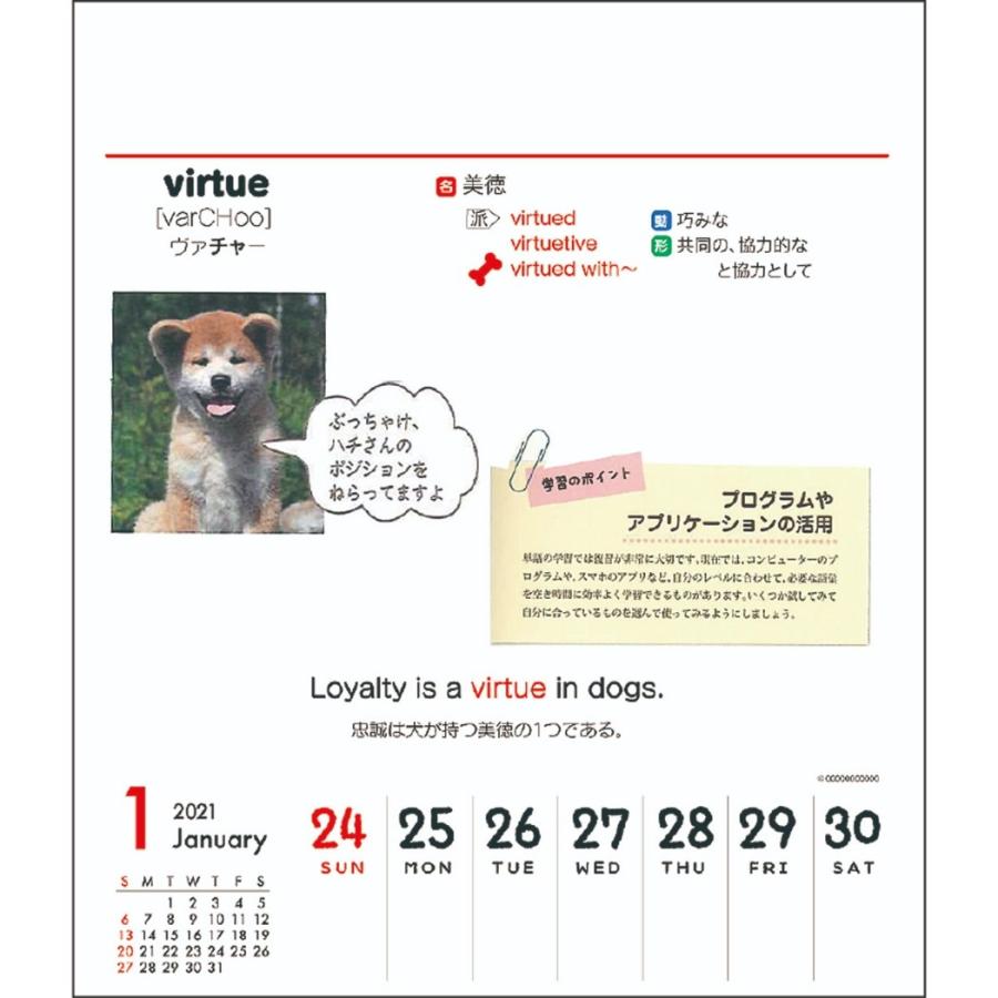 21年 カレンダー 卓上 ワン単 週めくり 英単語 Apj 教養 アニマル Apj 21 Cl 093 雑貨 アートの通販店 ベルコモン 通販 Yahoo ショッピング
