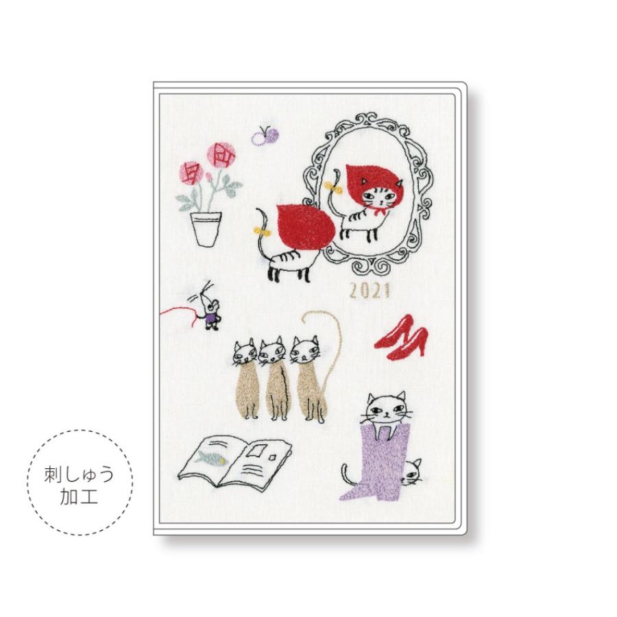 A6 マンスリー スケジュール帳 21年 手帳 Micao 猫ずきんちゃん Apj 月間 ダイアリー 10月始まり 大人かわいい Apj 21 M 131 雑貨 アートの通販店 ベルコモン 通販 Yahoo ショッピング