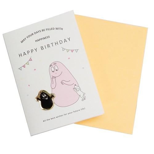 グリーティング カード ピンバッジ付き バースデーカード バーバパパ バーバモジャ Apj 誕生日祝い Apj Hc 雑貨 アートの通販店 ベルコモン 通販 Yahoo ショッピング