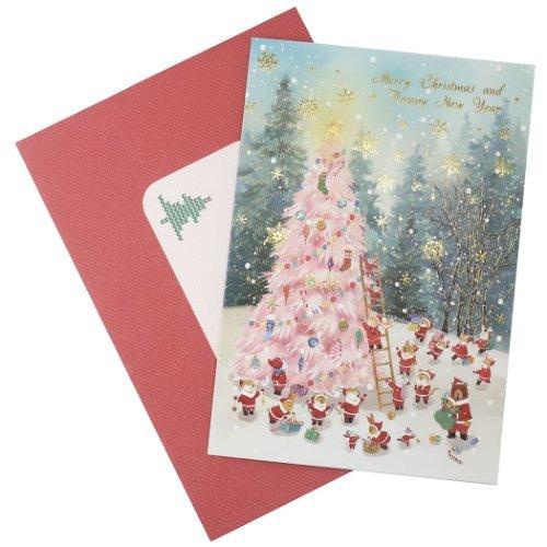 クリスマスカード グリーティングカード ミニサンタ ツリー2 Apj 封筒付き Apj Xc 雑貨 アートの通販店 ベルコモン 通販 Yahoo ショッピング