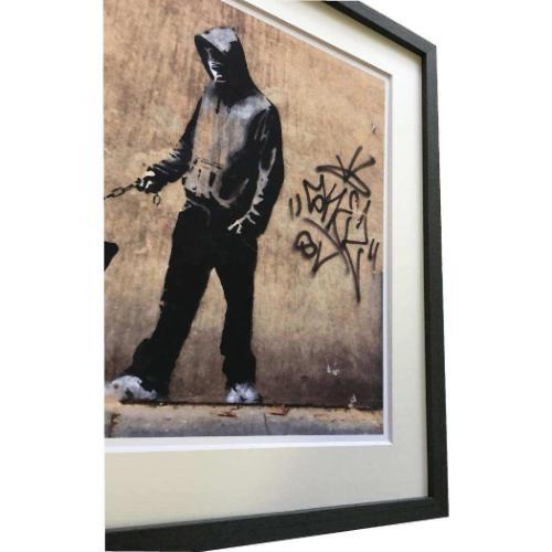 アートフレーム Banksy バンクシー Choose Your Weapon Limited Edition 美工社_2