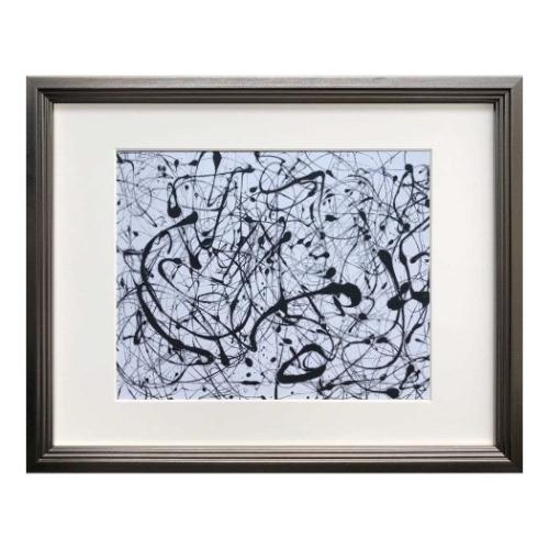 アートフレーム Jackson Pollock ジャクソン ポロック Number 14 Gray