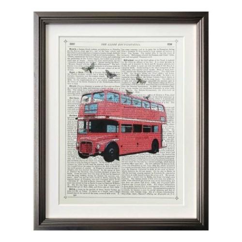 アートフレーム Marion McConaghie マリオン マコネギー Butterfly London Bus IMM-62127 爆買