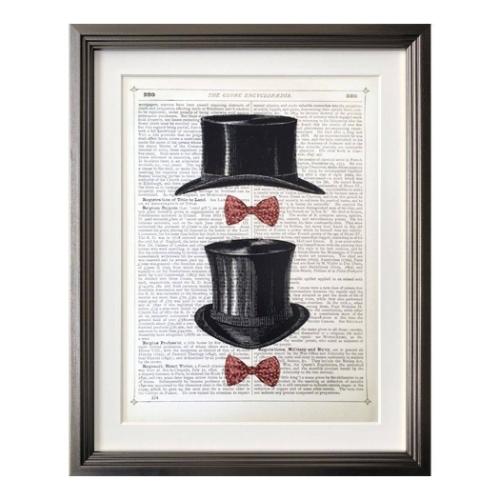 アートフレーム Marion McConaghie マリオン マコネギー Top Hat＆Bow Ties IMM-62144 爆買