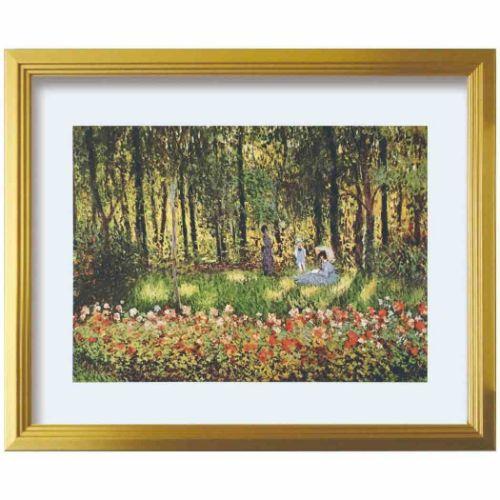 額装品/The Artists Garden/クロード モネ/ポスター/アート/インテリア