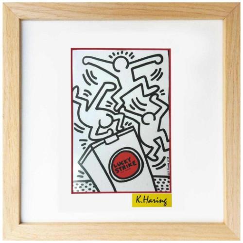アートフレーム Keith Haring キースヘリング Lucky Strike 美工社