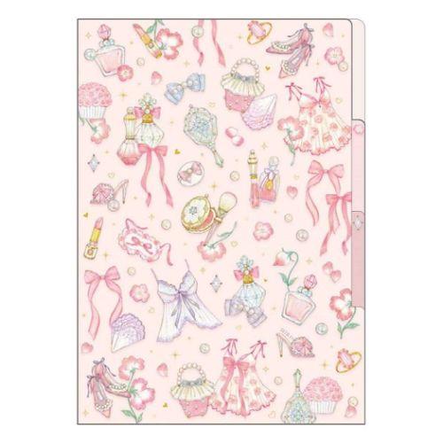 ポケットファイル A4 クリアファイル 3ポケット たけいみき フェミニン