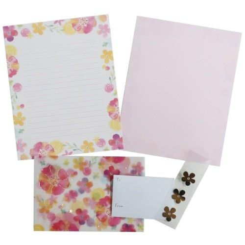 Nami Nami 手紙セット レターセット ふんわりフラワー クローズピン 便箋 封筒 アドレスシール 封シール 大人かわいい Clp Ls 雑貨 アートの通販店 ベルコモン 通販 Yahoo ショッピング