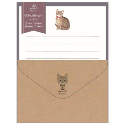 手渡し 手紙セット ミニ レターセット トラネコ Tabby Cat たけいみき Mondo クローズピン ミニ便箋 ミニ封筒 ガーリーイラスト Clp Ls 雑貨 アートの通販店 ベルコモン 通販 Yahoo ショッピング