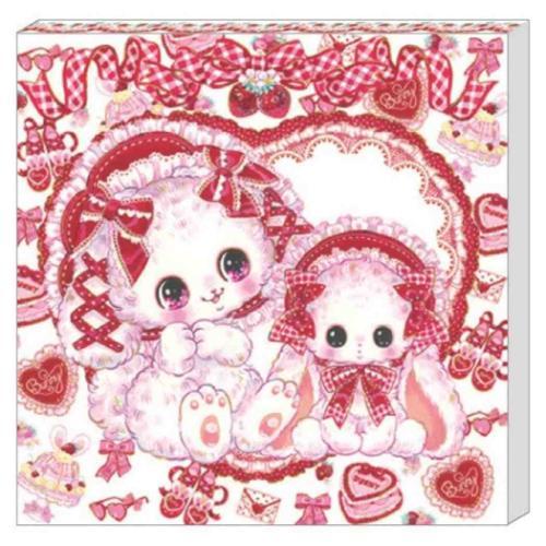 メモ帳 メモパッド 飴ノ森ふみか いちごレトロ クローズピン 新学期