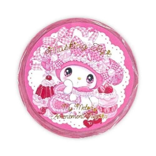 マスキングテープ 15mmマステ マイメロディ 飴ノ森ふみか クローズピン