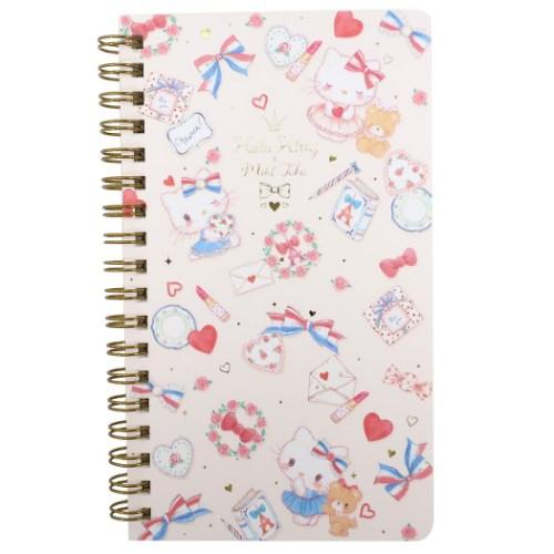 スリム リングノート ミニ 方眼ノート ハローキティ たけいみき パリとリボン クローズピン サンリオ Clp Nb 雑貨 アートの通販店 ベルコモン 通販 Yahoo ショッピング