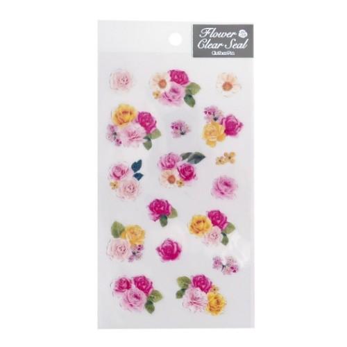 クリア シール 薔薇 シール シート 黄色 ピンク クローズピン 手帳デコ Clp Us 雑貨 アートの通販店 ベルコモン 通販 Yahoo ショッピング
