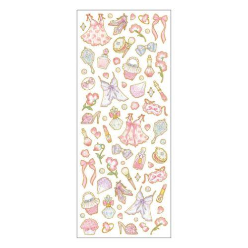 シールシート ふち箔クリアシール たけいみき フェミニンコスメ