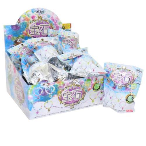 入浴剤 キラキラ宝石ブレスレットバスボール 全7種 24個入セット おもしろ雑貨 グッズ 入浴剤 キラキラ宝石ブレスレットバスボール 全7種 24個入セット