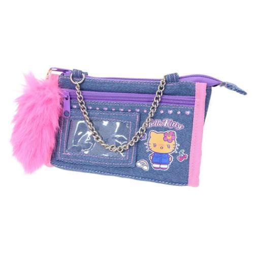 ペンケース デニムマルチポーチ ハローキティ ギャル3 Y2K サンリオ