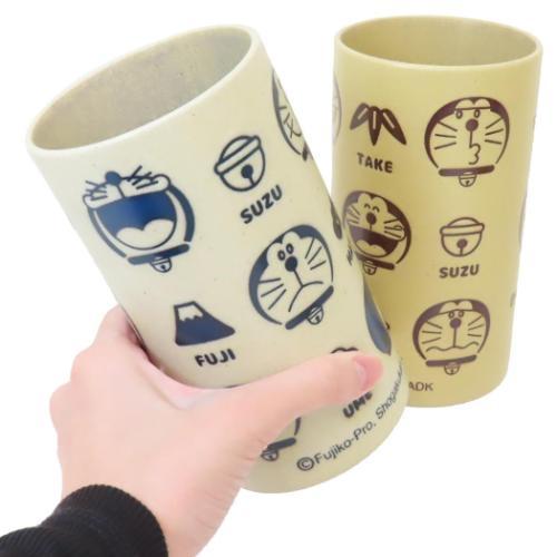 特大湯呑 湯のみ ドラえもん 吉祥紋 紺 茶 金正陶器 藤子F不二雄 新
