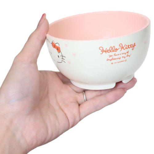 金正陶器 キッズ食器 塗小どんぶり ハローキティ サンリオ ピンク 