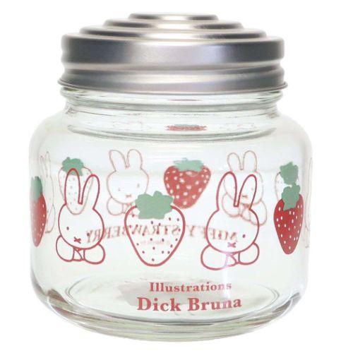 Miffy（ミッフィー） 保存容器 キャンディポット MIFFY STRAWBERRY