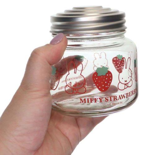 Miffy（ミッフィー） 保存容器 キャンディポット MIFFY STRAWBERRY