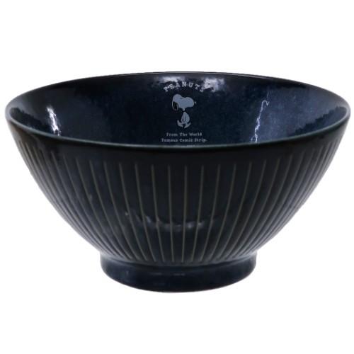 金正陶器 ヌードルボウル 丼ぶり スヌーピー インディゴシリーズ