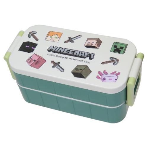 お弁当箱 抗菌タイトランチボックス2段 マインクラフト 600ml