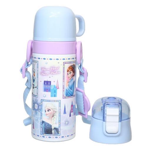 保温保冷水筒 2WAYステンレスボトル アナと雪の女王 ディズニー