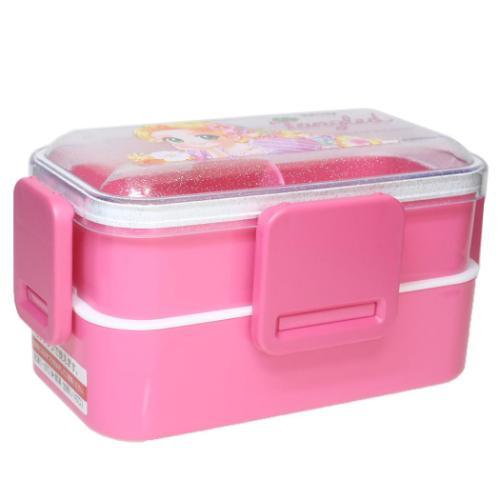 お弁当箱 抗菌 食洗機対応 ふわっと弁当箱 2段 600ml 塔の上の